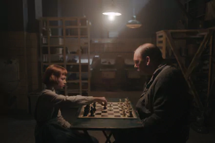 Bill Camp Beth Harmon Isla Johnston TV Show The Queen's Gambit HD Desktop Wallpaper | Background Image