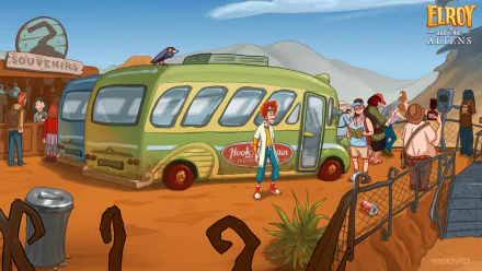 video game Elroy and the Aliens HD Desktop Wallpaper | Background Image