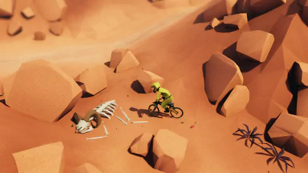video game Lonely Mountains: Downhill HD Desktop Wallpaper | Background Image
