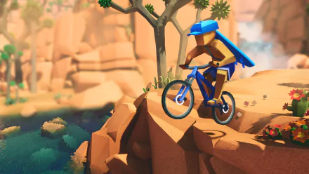 video game Lonely Mountains: Downhill HD Desktop Wallpaper | Background Image