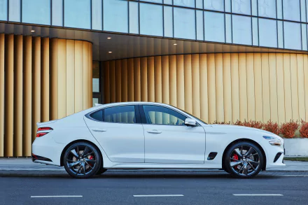  White 2021 Genesis G70 3.3T Sport