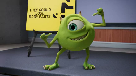 Mike Wazowski TV Show Monsters at Work HD Desktop Wallpaper | Background Image