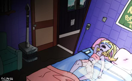  Poppy Wallpaper sleepy by Felipe SQ