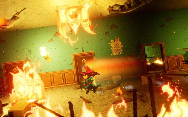 video game Firegirl HD Desktop Wallpaper | Background Image