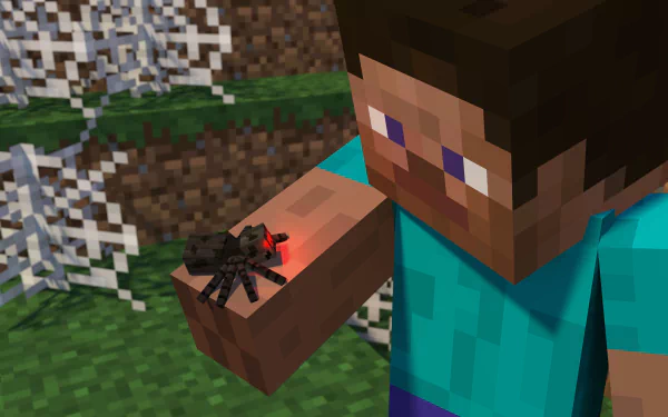 spider Steve (Herobrine Minecraft) video game Minecraft HD Desktop Wallpaper | Background Image