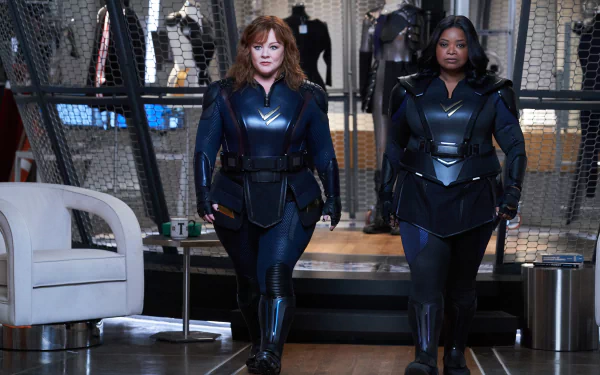 Melissa McCarthy Octavia Spencer movie Thunder Force HD Desktop Wallpaper | Background Image
