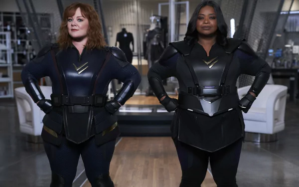Melissa McCarthy Octavia Spencer movie Thunder Force HD Desktop Wallpaper | Background Image