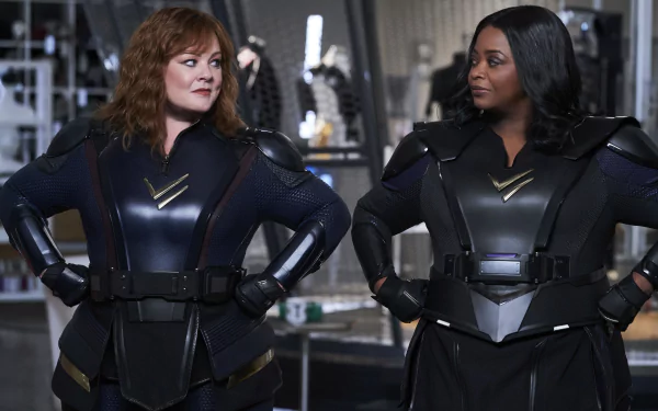 Melissa McCarthy Octavia Spencer movie Thunder Force HD Desktop Wallpaper | Background Image
