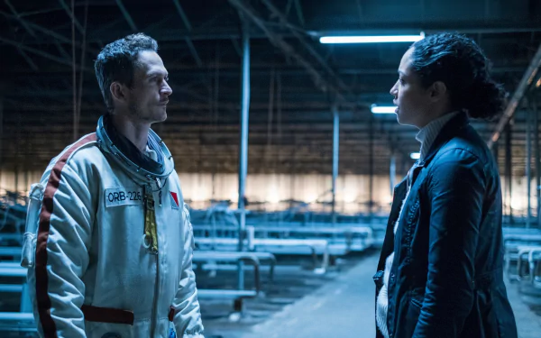 Finola Jones Riann Steele Bryan Beneventi Jonathan Tucker TV Show debris HD Desktop Wallpaper | Background Image