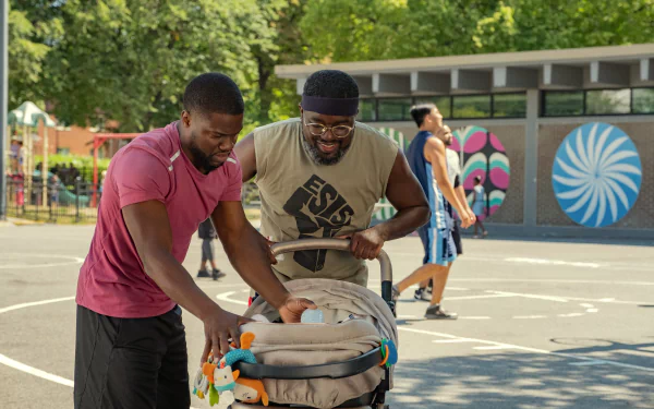 Lil Rel Howery Kevin Hart movie Fatherhood HD Desktop Wallpaper | Background Image