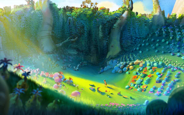 movie The Croods: A New Age HD Desktop Wallpaper | Background Image