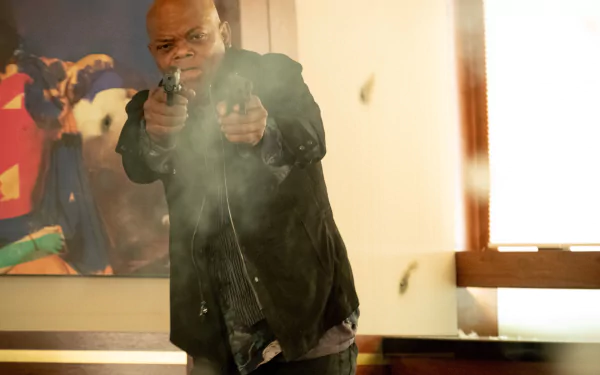 Darius Kincaid Samuel L. Jackson movie The Hitman's Wife's Bodyguard HD Desktop Wallpaper | Background Image
