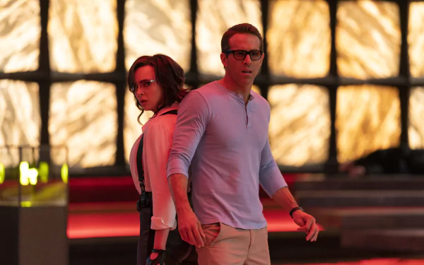 Jodie Comer Ryan Reynolds movie Free Guy HD Desktop Wallpaper | Background Image