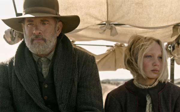 Helena Zengel Tom Hanks movie News of the World HD Desktop Wallpaper | Background Image