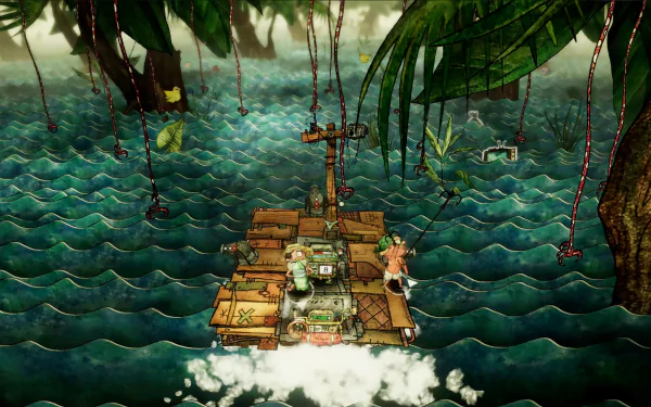 video game Trash Sailors HD Desktop Wallpaper | Background Image