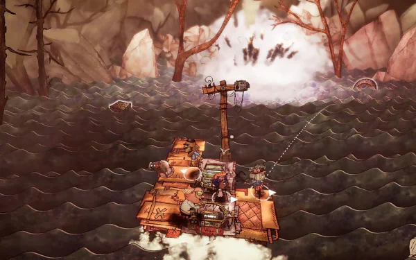 video game Trash Sailors HD Desktop Wallpaper | Background Image