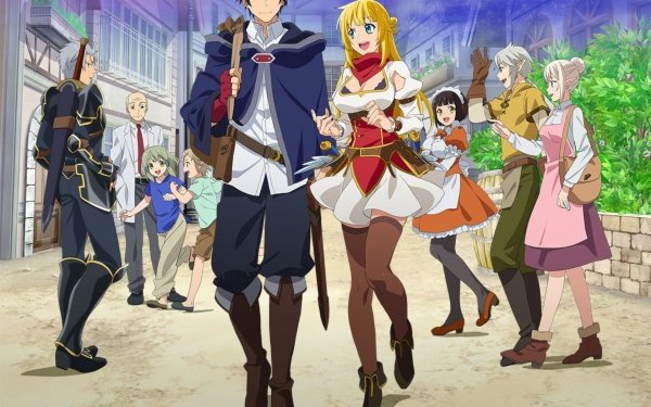 Anime Banished from the Hero's Party Rit Red Gideon Ragnason Nao Tanta Albert Gonze HD Wallpaper | Background Image