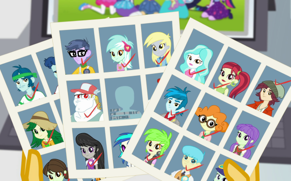 Movie My Little Pony: Equestria Girls – Forgotten Friendship Thunderbass Octavia Melody DJ Pon-3 Derpy Hooves Lyra Heartstrings Bulk Biceps Micro Chips Bright Idea Curly Winds Captain Planet Paisley Cherry Crash Scribble Dee HD Wallpaper | Background Image