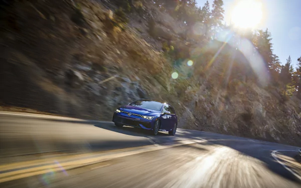  Blue 2022 Volkswagen Golf R