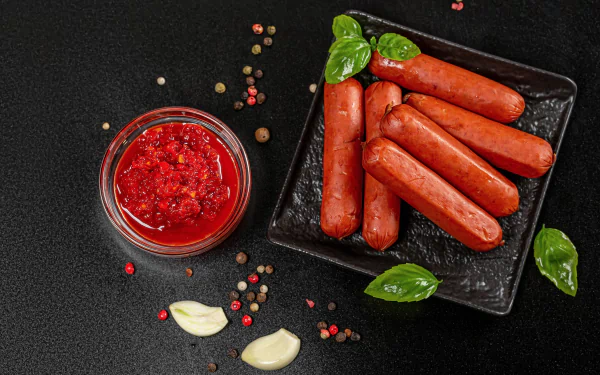 sausage food meat HD Desktop Wallpaper | Background Image