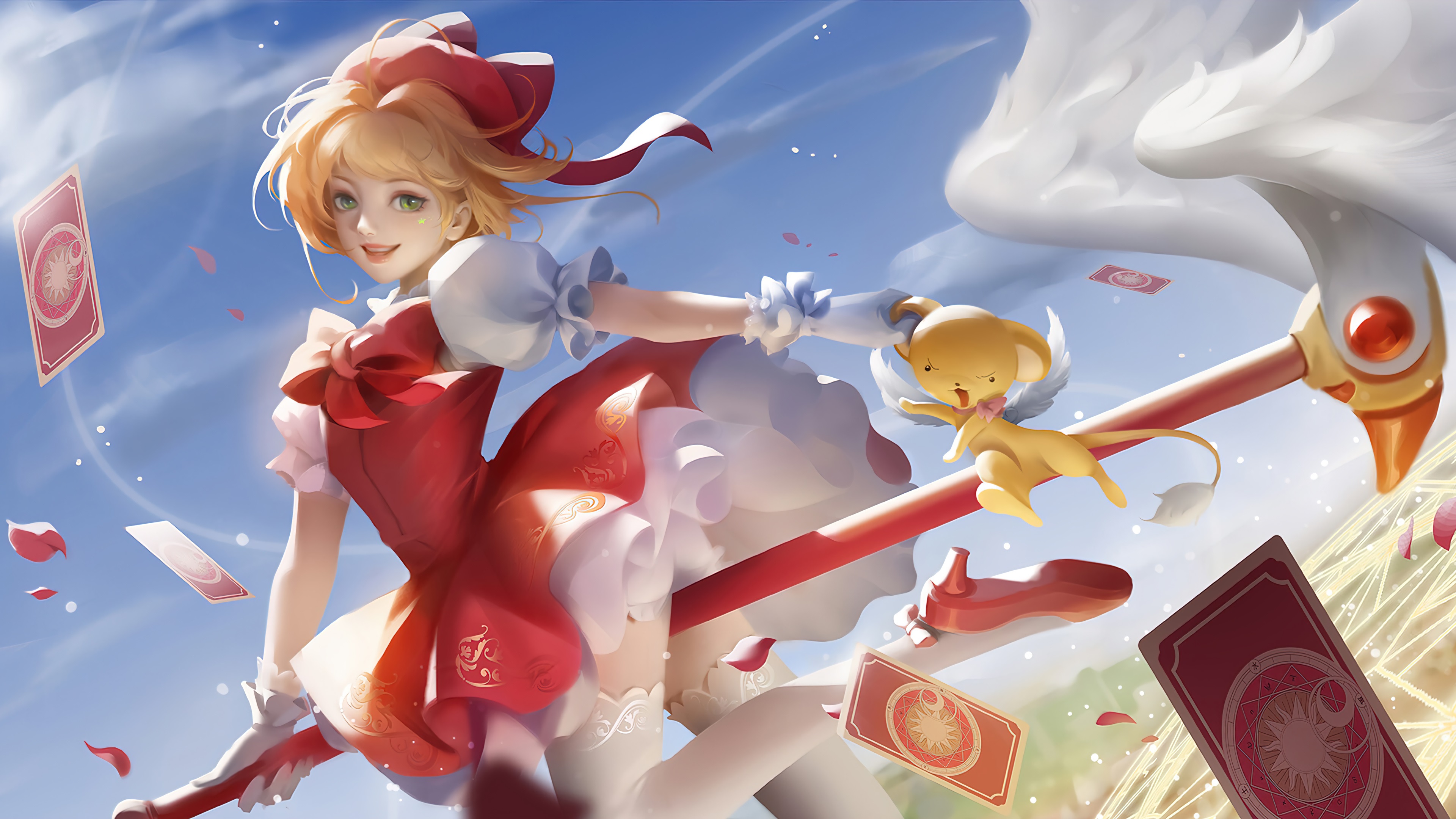 Download Keroberos (Card Captor Sakura) Sakura Kinomoto Anime Cardcaptor Sakura  4k Ultra HD Wallpaper by 贴贴酱