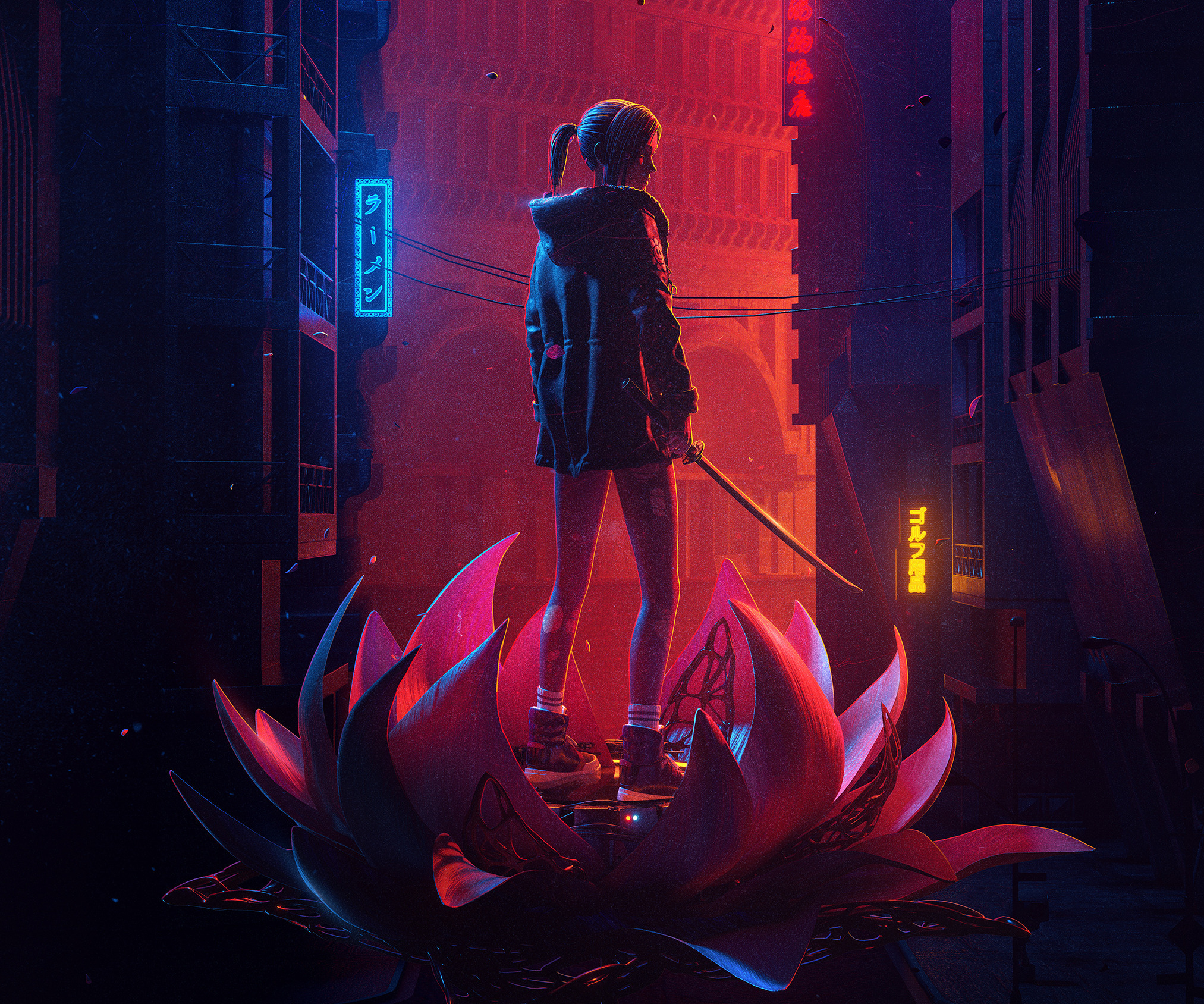 Blade Runner: Black Lotus HD Wallpaper
