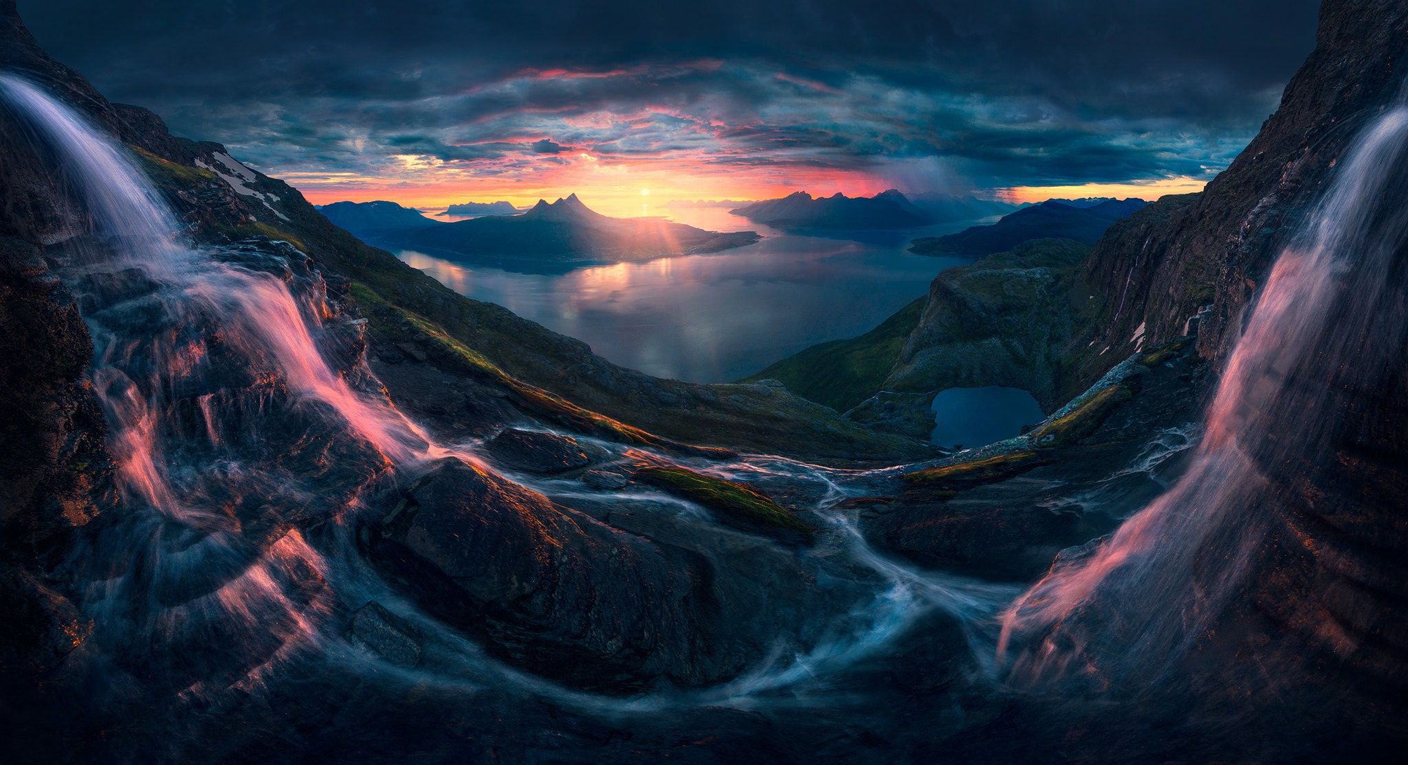Earth Waterfall HD Wallpaper | Background Image