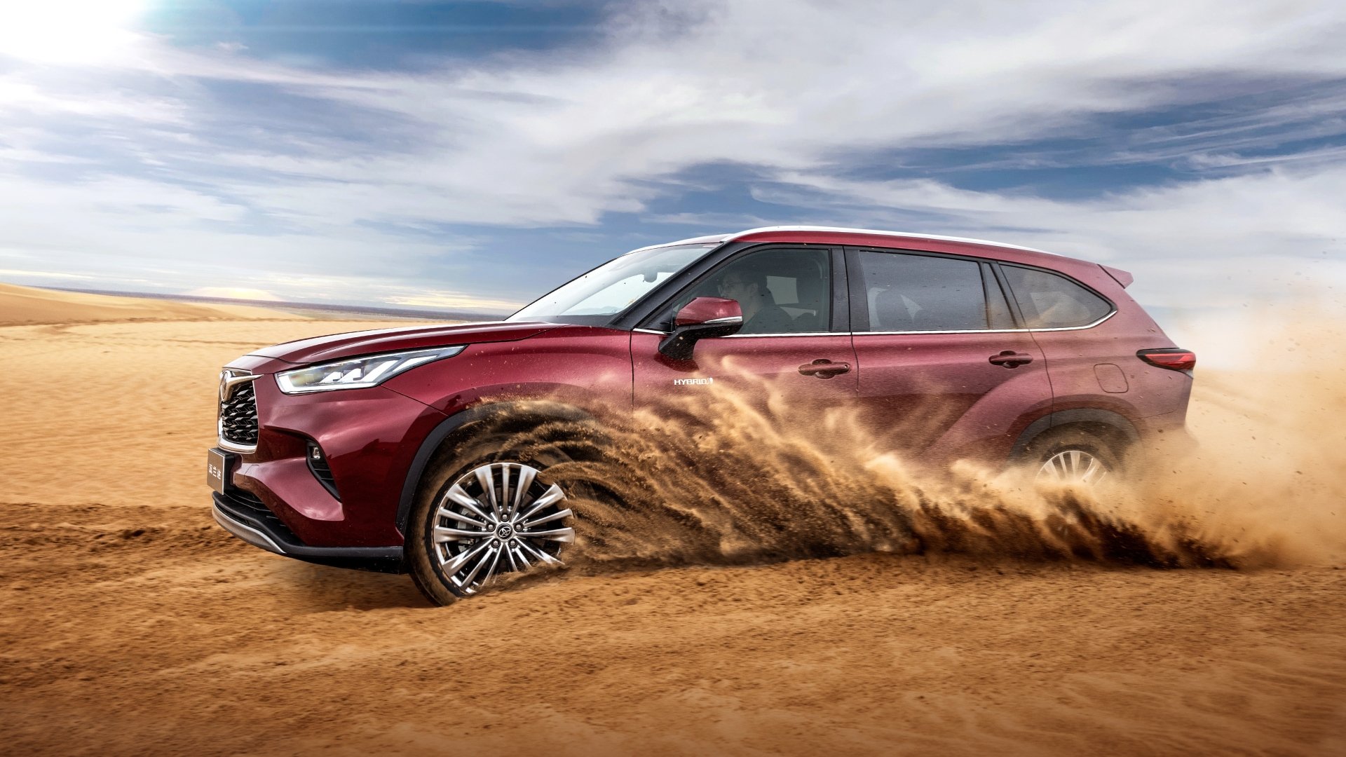 Download SUV Vehicle Toyota Highlander Hybrid 4k Ultra HD Wallpaper