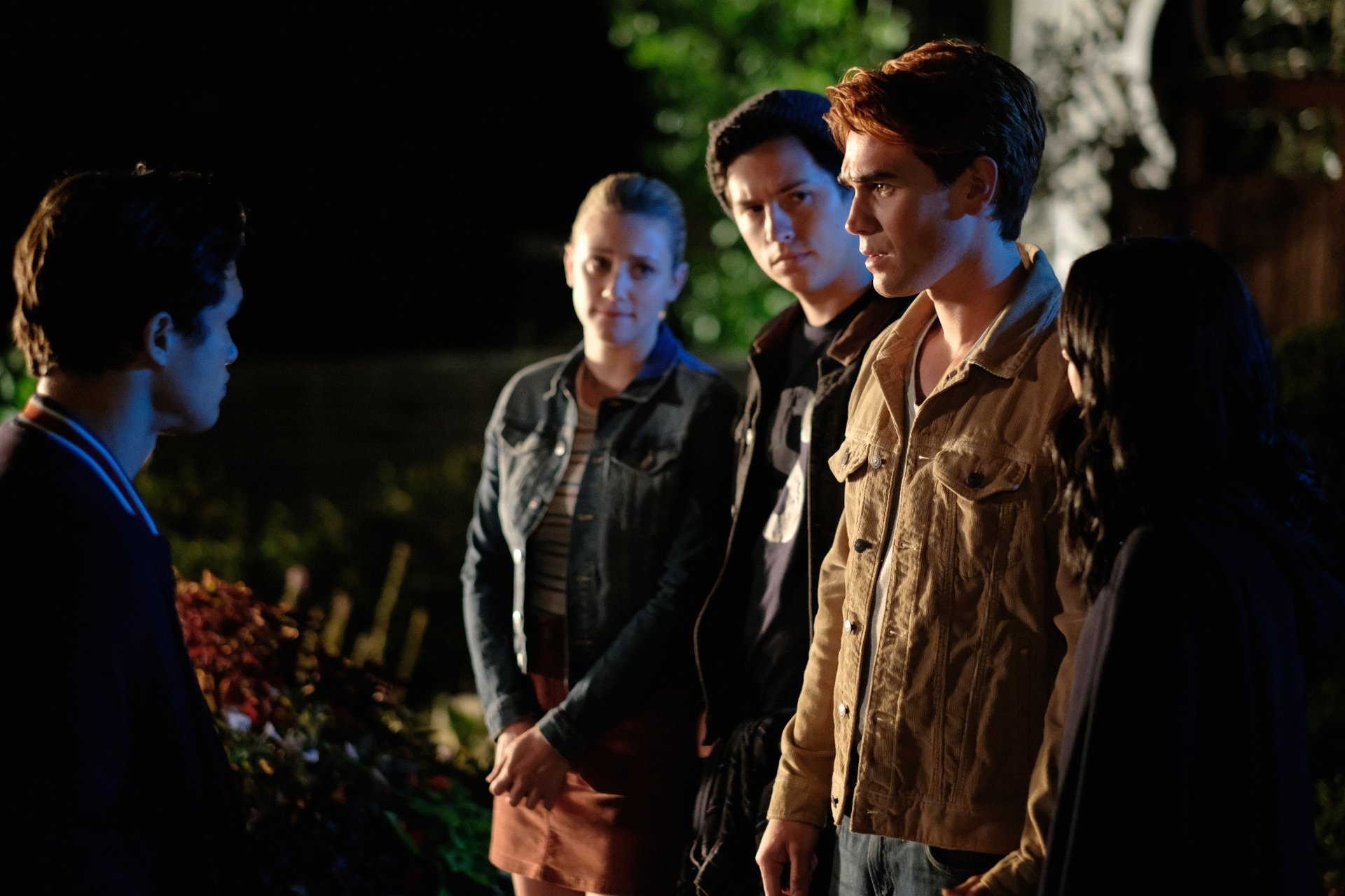 Download Archie Andrews KJ Apa Jughead Jones Cole Sprouse Betty Cooper Lili Reinhart TV Show Riverdale HD Wallpaper