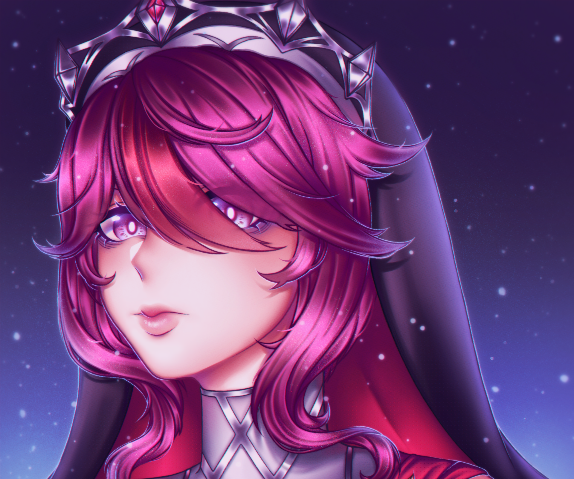 Download Rosaria (Genshin Impact) Video Game Genshin Impact HD Wallpaper by Mintarin