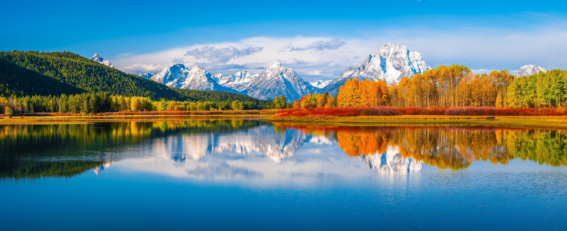 Download Reflection Nature Grand Teton National Park 4k Ultra HD Wallpaper