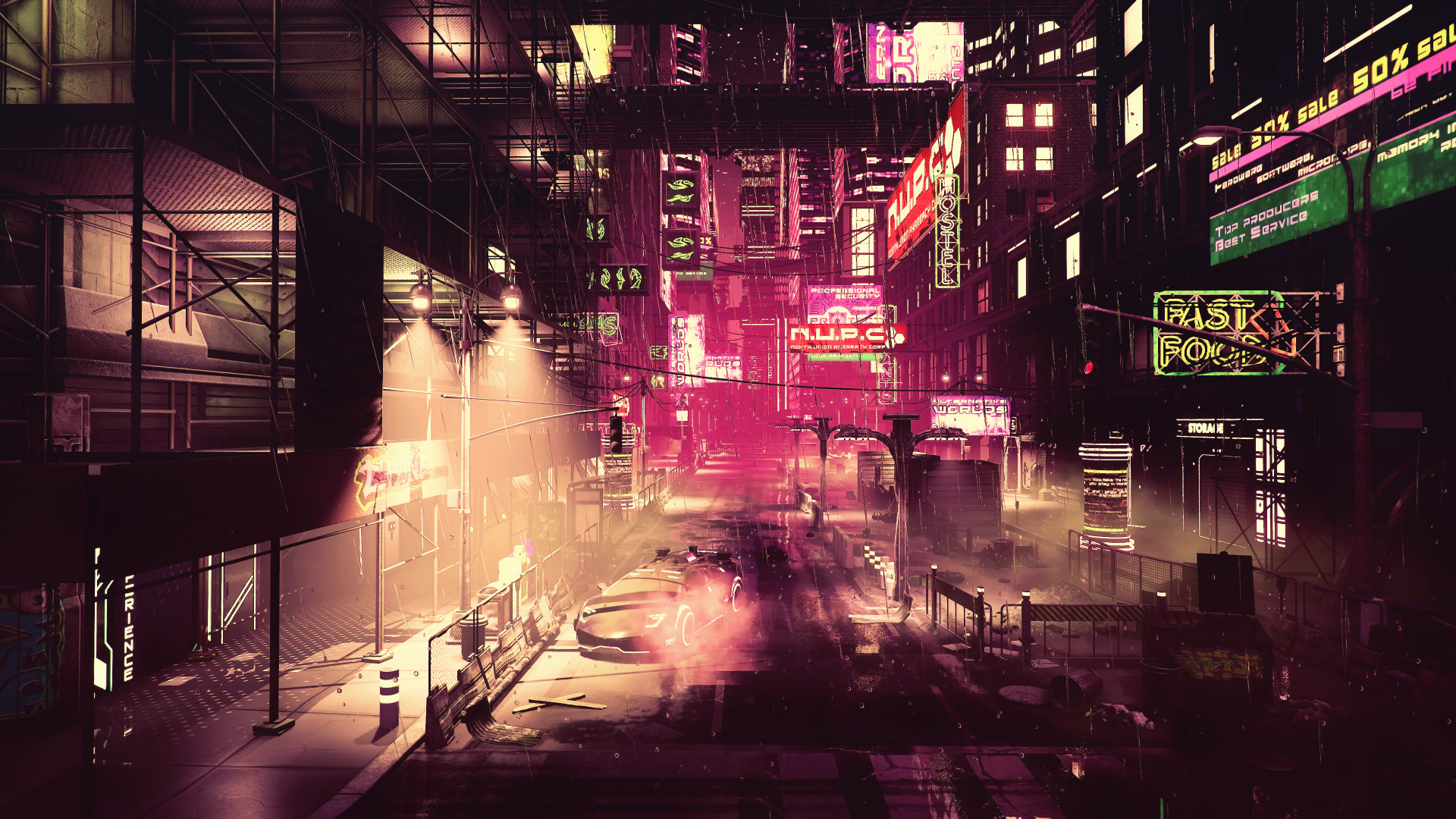 Download Sci Fi City Sci Fi City 4k Ultra HD Wallpaper | 3840x2160 ...