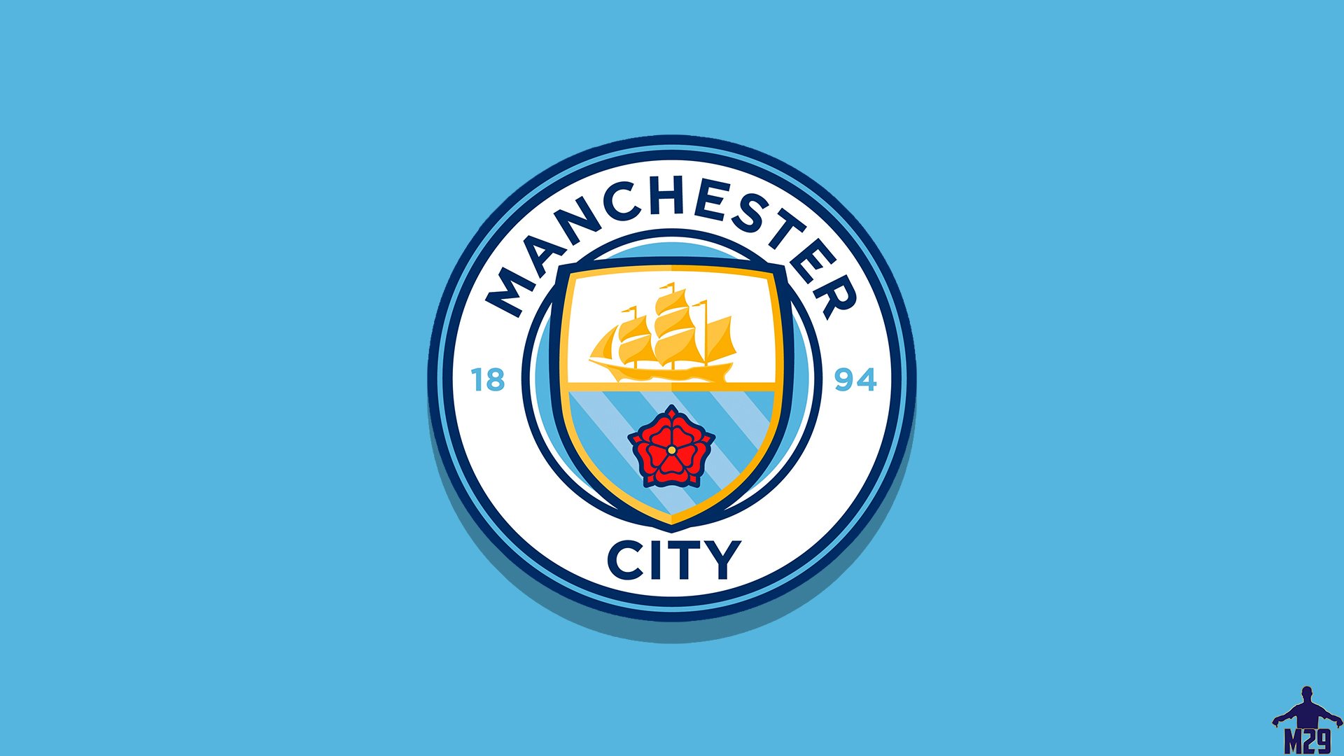 Download Soccer Emblem Logo Manchester City F.C. Sports HD Wallpaper