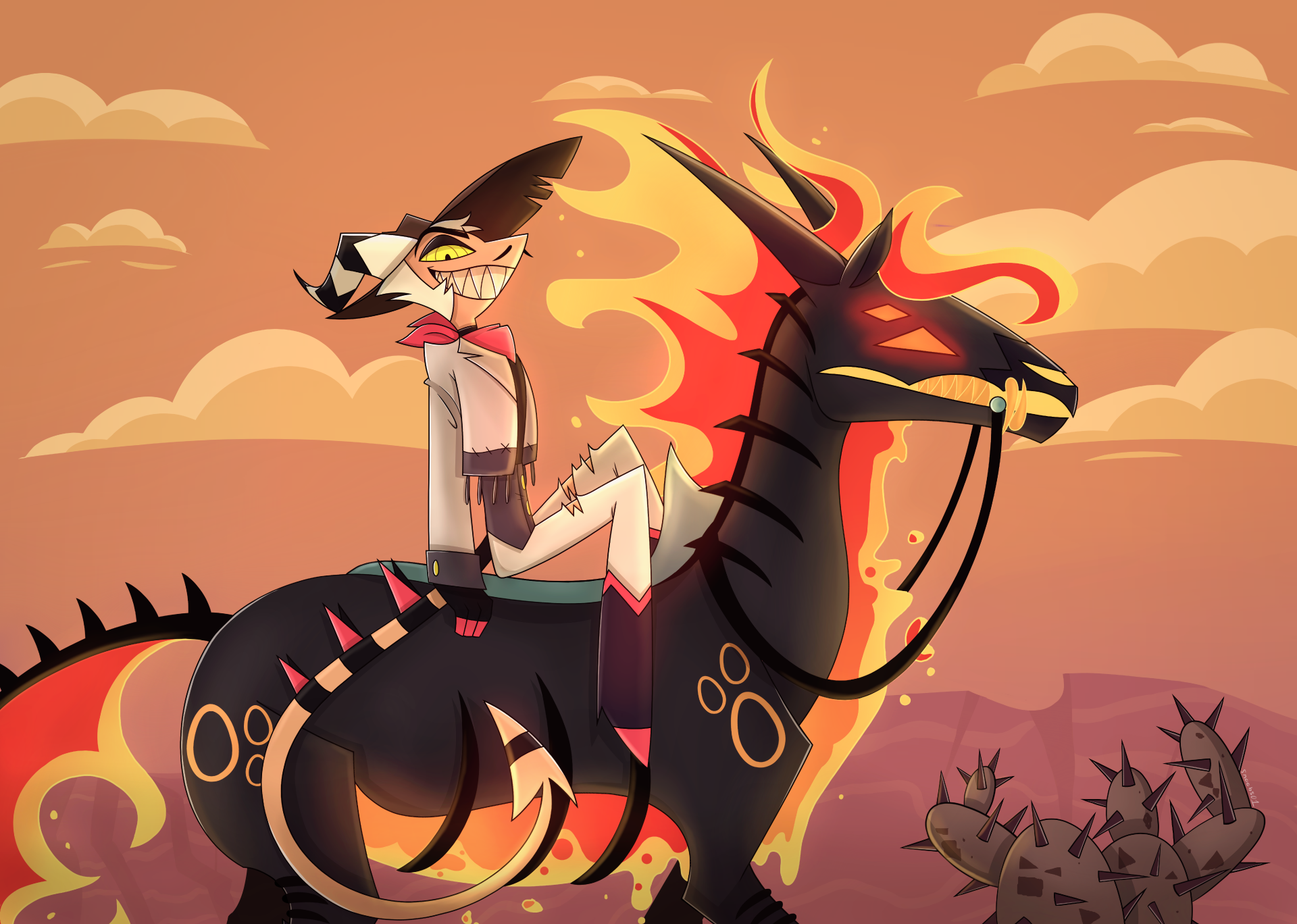 Download Striker (Helluva Boss) TV Show Helluva Boss 4k Ultra HD Wallpaper