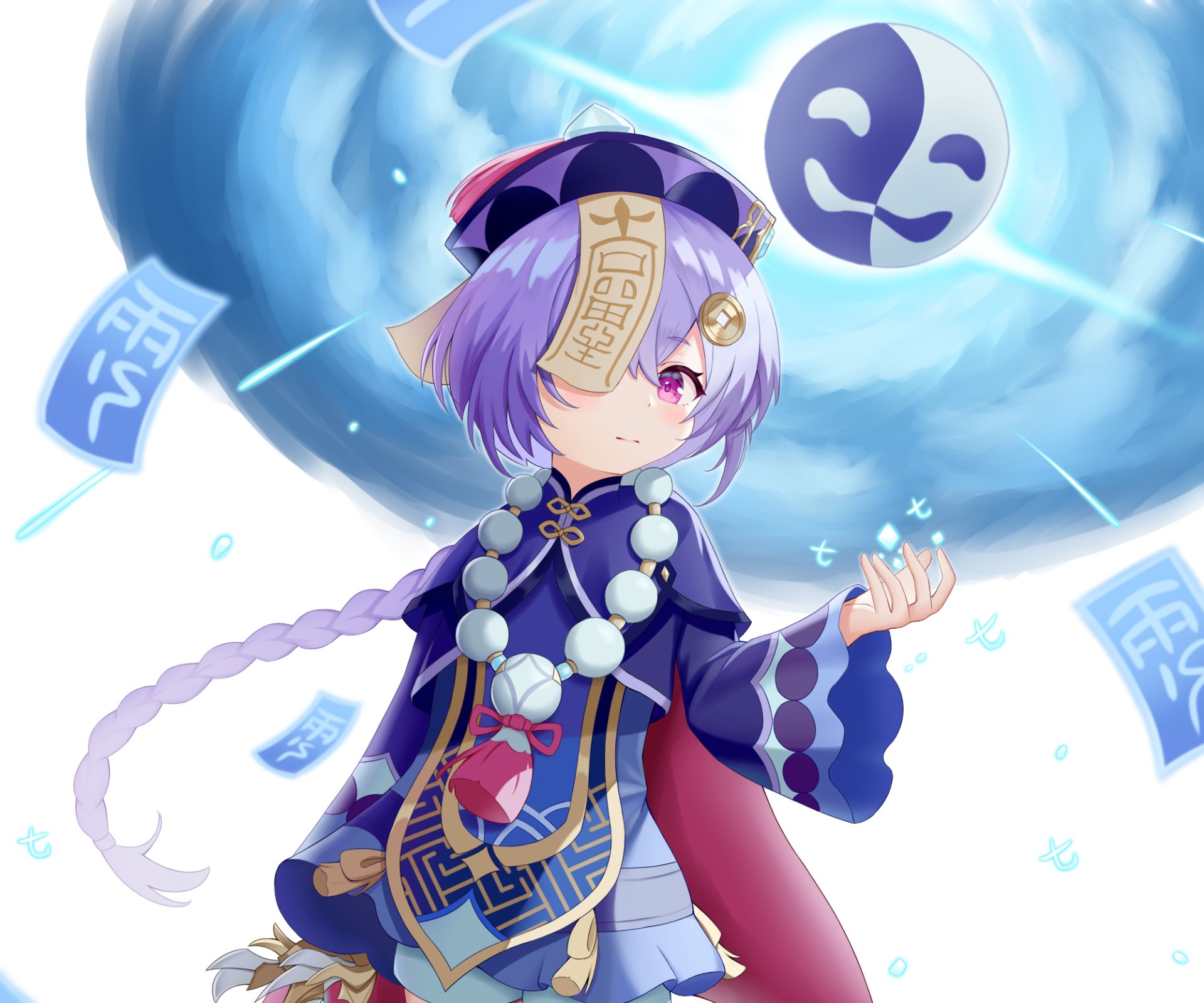 Download Qiqi (Genshin Impact) Video Game Genshin Impact HD Wallpaper by めいふう