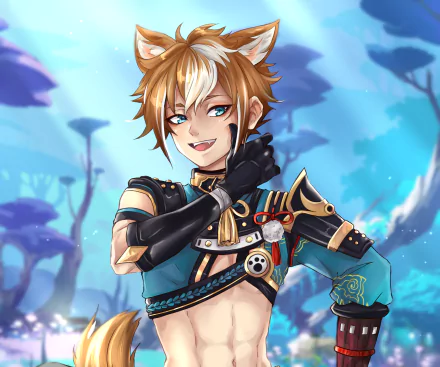 Gorou (Genshin Impact) video game Genshin Impact HD Desktop Wallpaper | Background Image