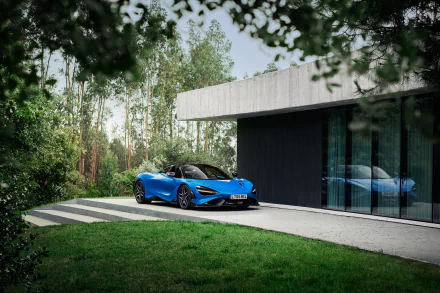 supercar McLaren 765LT vehicle McLaren 765LT Spider HD Desktop Wallpaper | Background Image