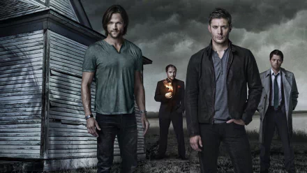 Castiel (Supernatural) Sam Winchester Misha Collins Jensen Ackles Jared Padalecki Dean Winchester TV Show Supernatural (TV Show) HD Desktop Wallpaper | Background Image