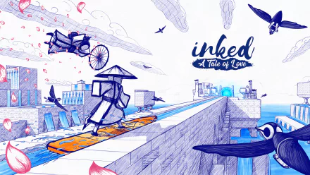 video game Inked : A Tale of Love HD Desktop Wallpaper | Background Image