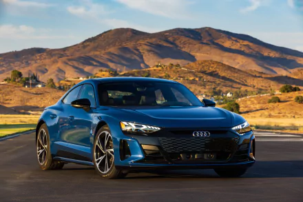  2022 Blue Audi e-tron GT Quattro