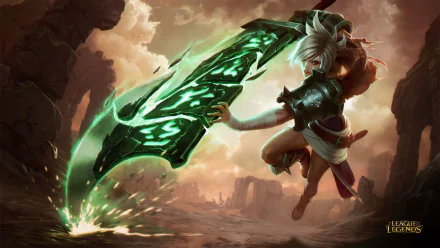 Riven (League Of Legends) video game League Of Legends HD Desktop Wallpaper | Background Image