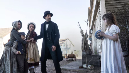 Jennifer Ens Ian Ho Sirena Gulamgaus Adrien Brody TV Show Chapelwaite HD Desktop Wallpaper | Background Image