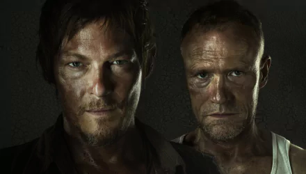 Michael Rooker Norman Reedus Daryl Dixon Merle Dixon TV Show The Walking Dead HD Desktop Wallpaper | Background Image
