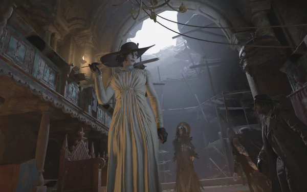 Alcina Dimitrescu video game Resident Evil Village HD Desktop Wallpaper | Background Image