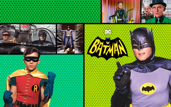 Catwoman Riddler (DC Comics) Dick Grayson Robin (DC Comics) Adam West TV Show Batman HD Desktop Wallpaper | Background Image