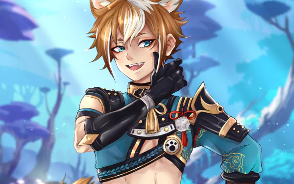 Gorou (Genshin Impact) video game Genshin Impact HD Desktop Wallpaper | Background Image