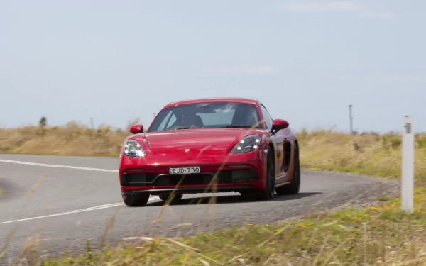  Red Porsche 718 Cayman GTS 4.0 MT (982C)