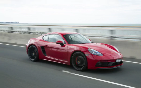  Red Porsche 718 Cayman GTS 4.0 MT (982C)