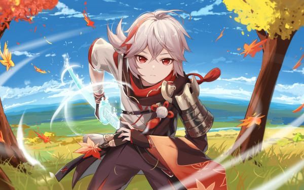 Video Game Genshin Impact Kaedehara Kazuha HD Wallpaper | Background Image