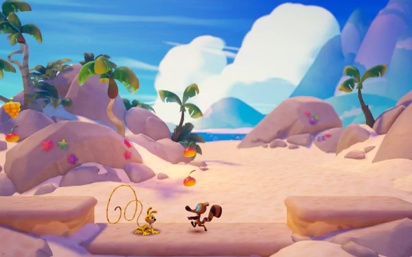 video game Marsupilami: Hoobadventure HD Desktop Wallpaper | Background Image